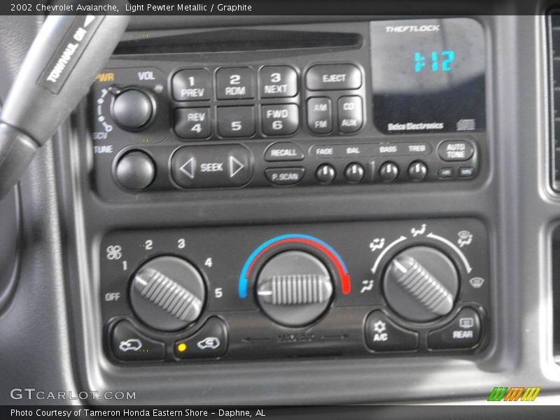 Light Pewter Metallic / Graphite 2002 Chevrolet Avalanche