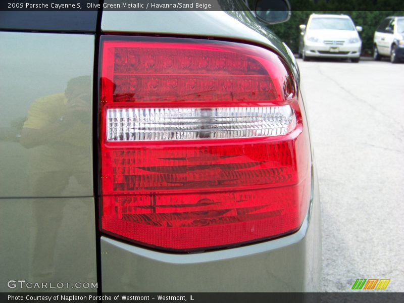 Olive Green Metallic / Havanna/Sand Beige 2009 Porsche Cayenne S