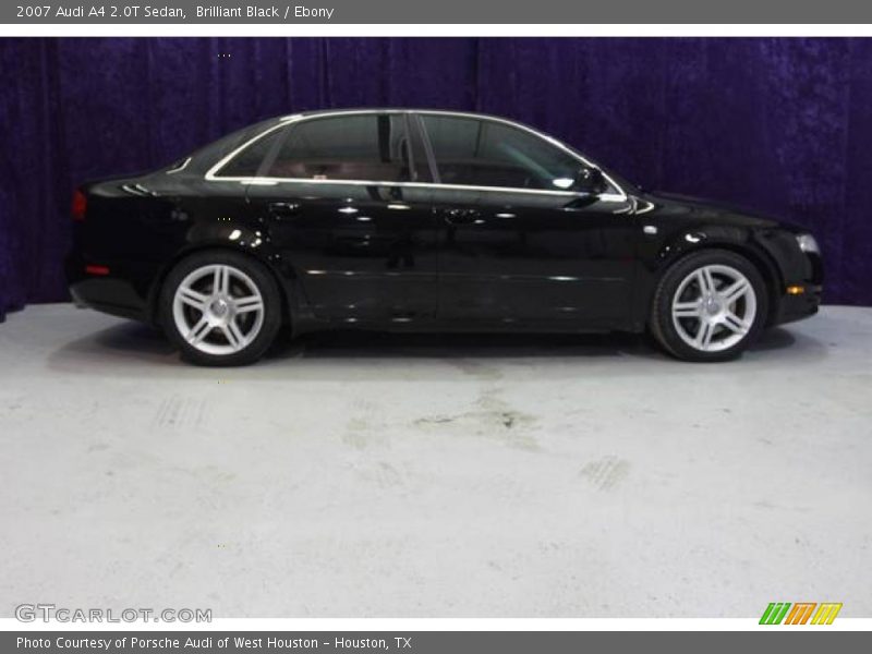 Brilliant Black / Ebony 2007 Audi A4 2.0T Sedan