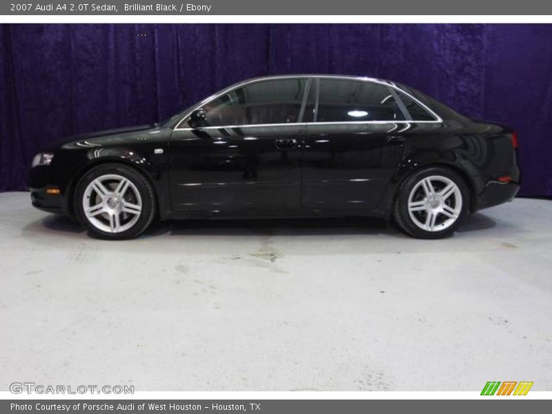 Brilliant Black / Ebony 2007 Audi A4 2.0T Sedan