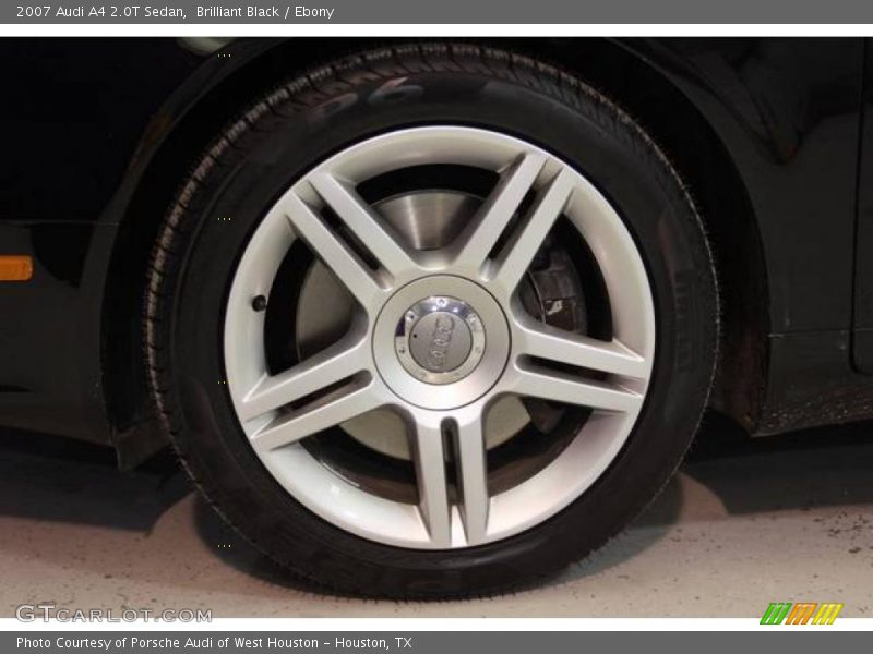 Brilliant Black / Ebony 2007 Audi A4 2.0T Sedan