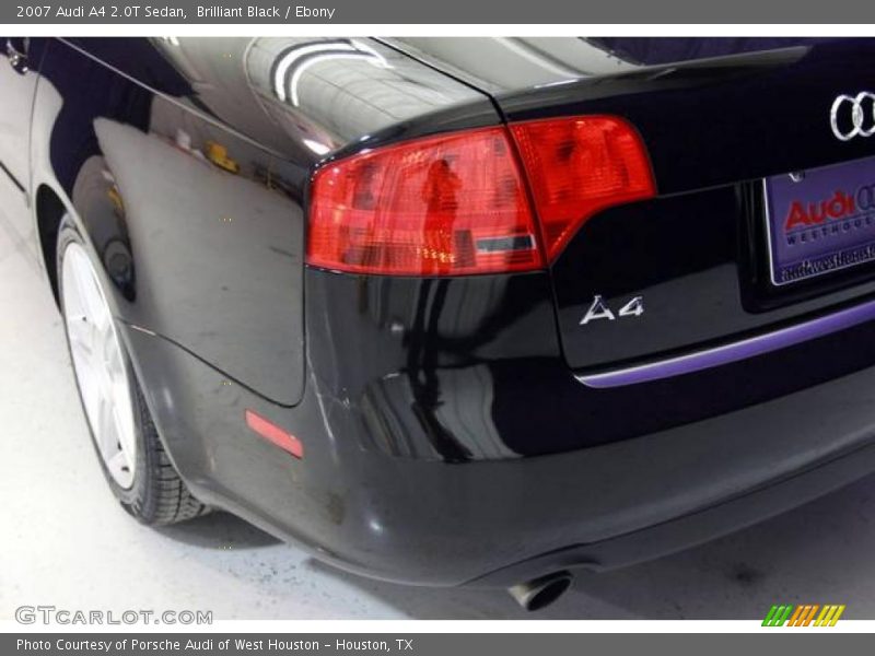 Brilliant Black / Ebony 2007 Audi A4 2.0T Sedan