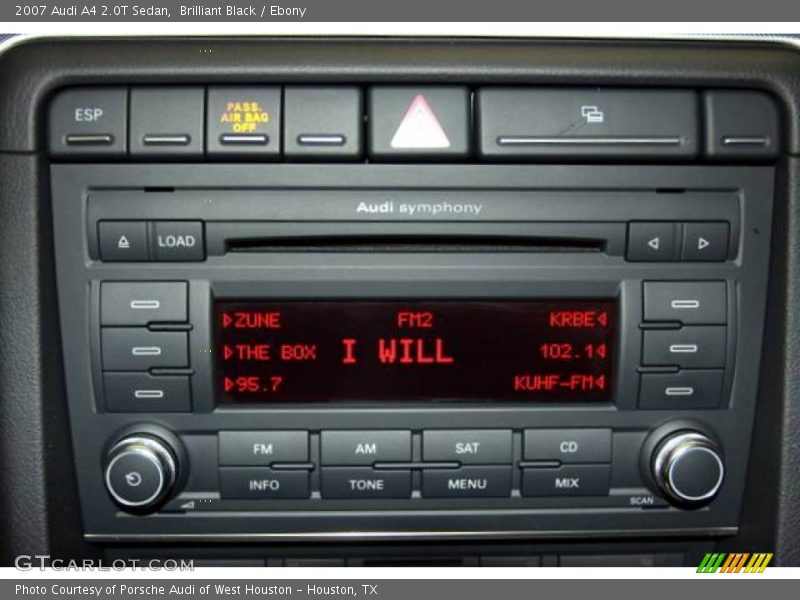 Brilliant Black / Ebony 2007 Audi A4 2.0T Sedan