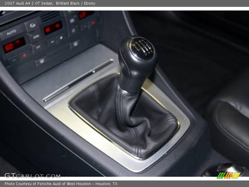 Brilliant Black / Ebony 2007 Audi A4 2.0T Sedan