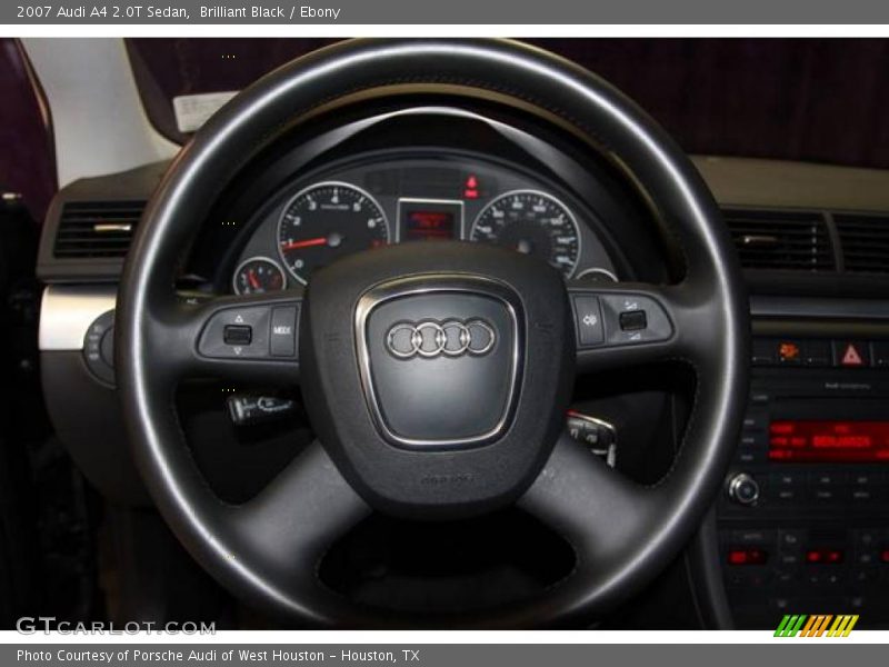 Brilliant Black / Ebony 2007 Audi A4 2.0T Sedan