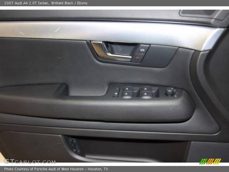 Brilliant Black / Ebony 2007 Audi A4 2.0T Sedan