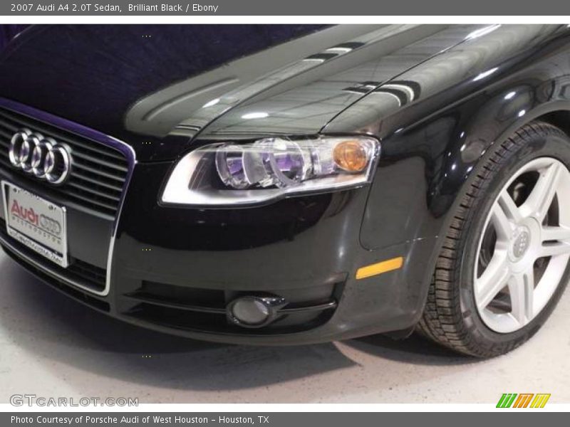 Brilliant Black / Ebony 2007 Audi A4 2.0T Sedan