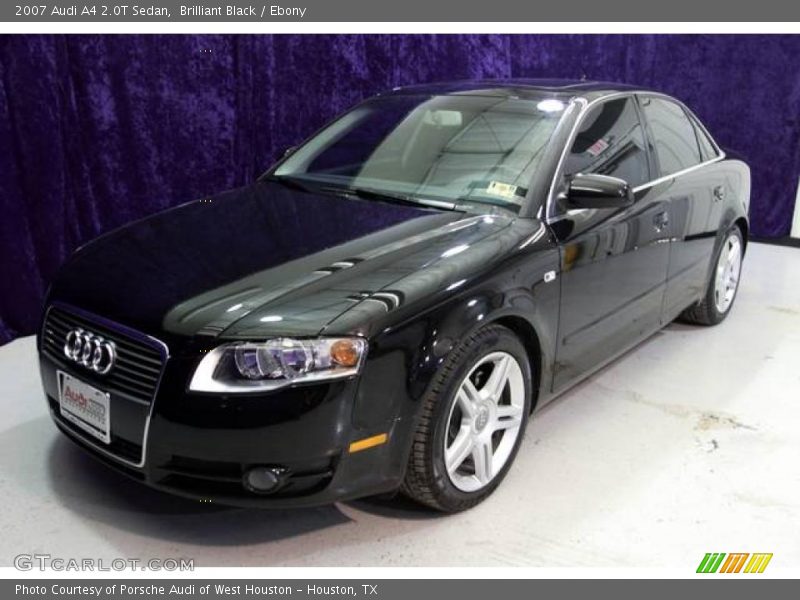 Brilliant Black / Ebony 2007 Audi A4 2.0T Sedan