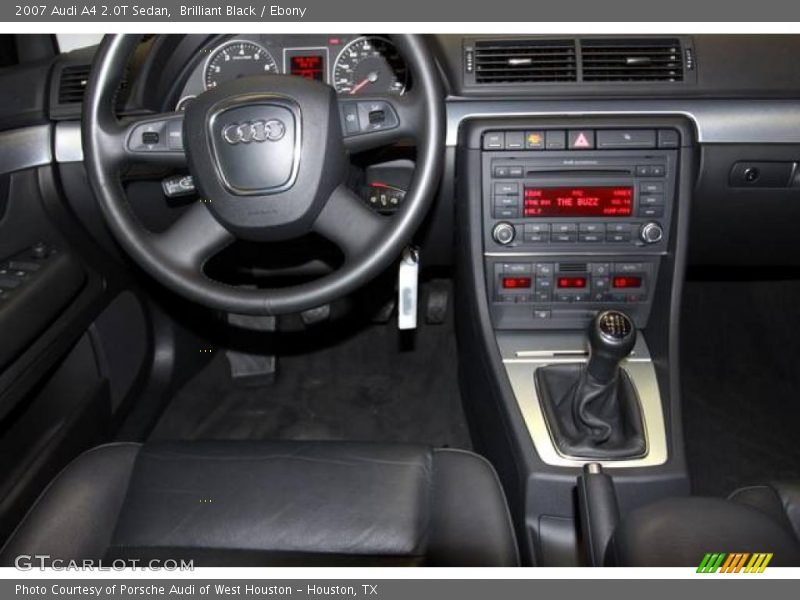 Brilliant Black / Ebony 2007 Audi A4 2.0T Sedan