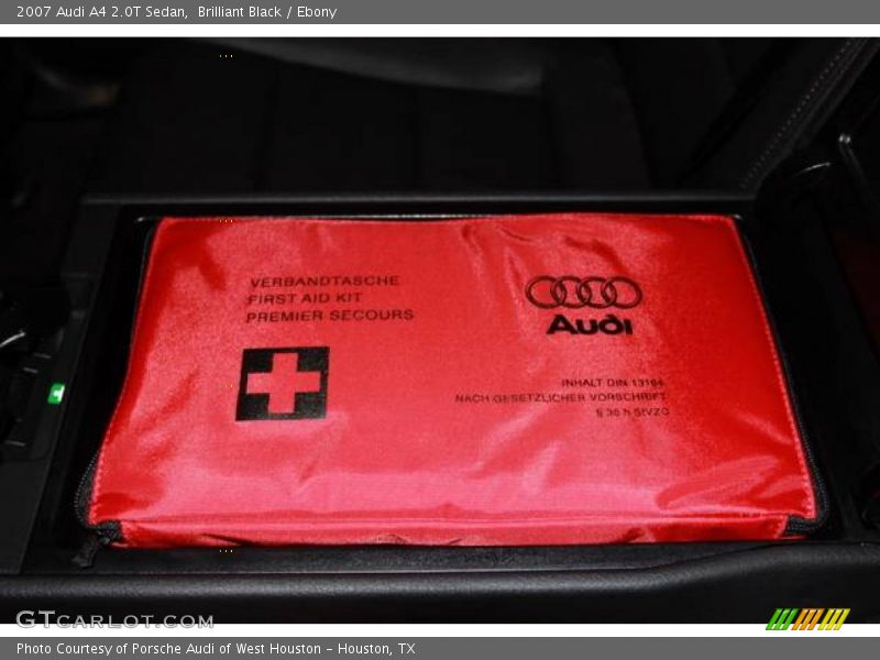 Brilliant Black / Ebony 2007 Audi A4 2.0T Sedan