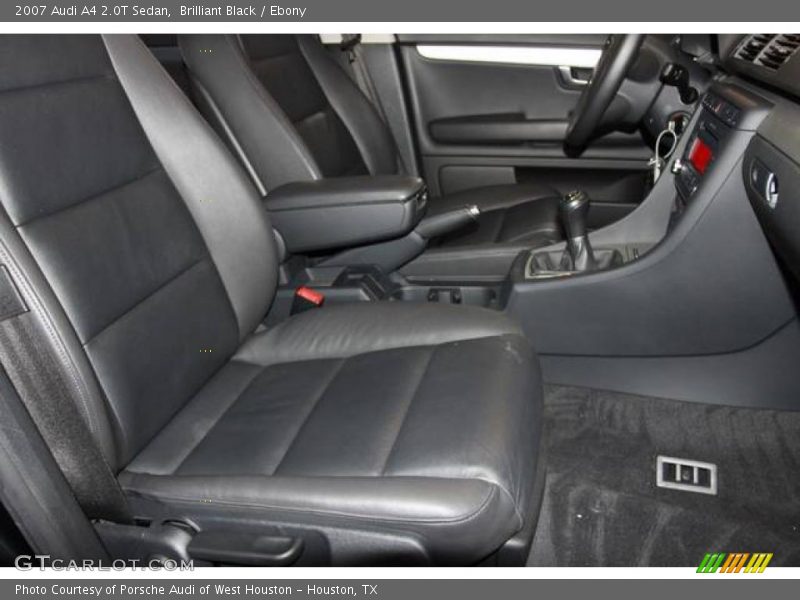 Brilliant Black / Ebony 2007 Audi A4 2.0T Sedan