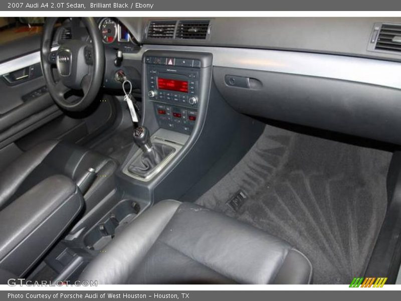 Brilliant Black / Ebony 2007 Audi A4 2.0T Sedan