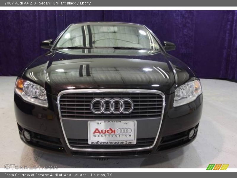 Brilliant Black / Ebony 2007 Audi A4 2.0T Sedan