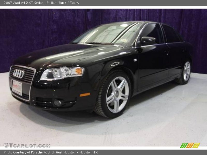 Brilliant Black / Ebony 2007 Audi A4 2.0T Sedan