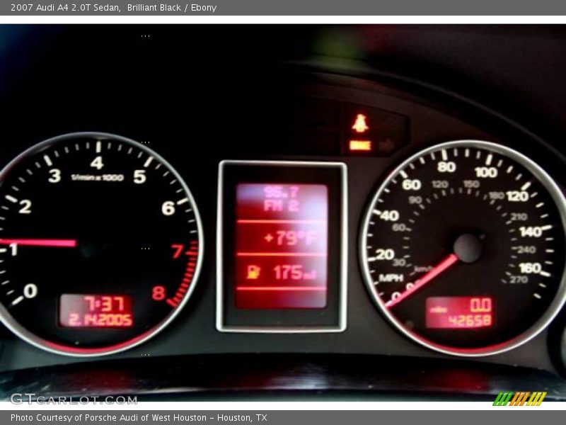 Brilliant Black / Ebony 2007 Audi A4 2.0T Sedan