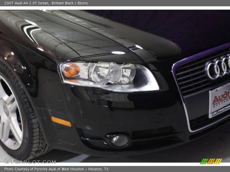 Brilliant Black / Ebony 2007 Audi A4 2.0T Sedan