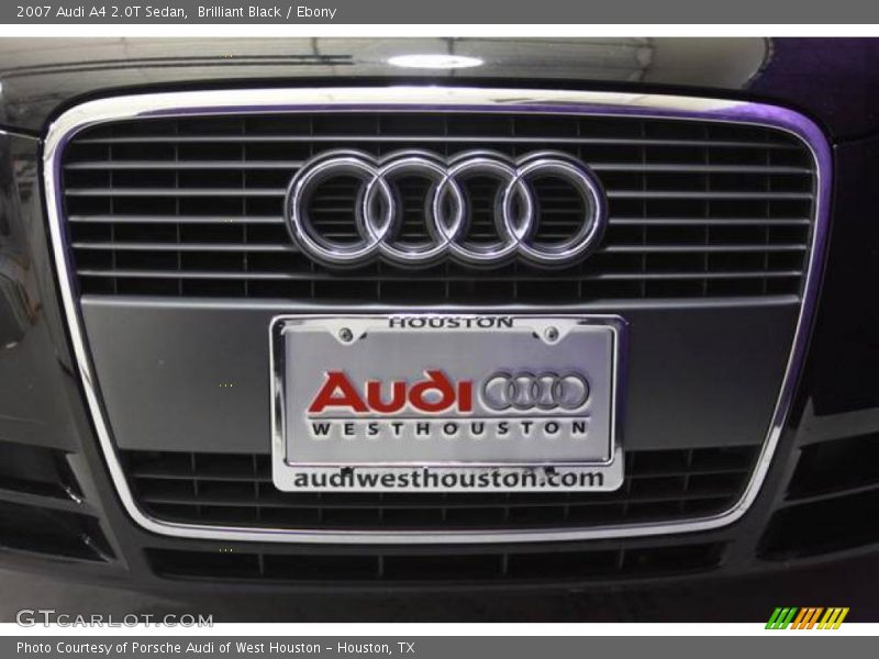Brilliant Black / Ebony 2007 Audi A4 2.0T Sedan