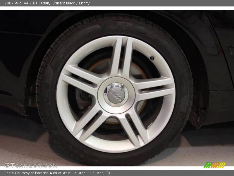 Brilliant Black / Ebony 2007 Audi A4 2.0T Sedan