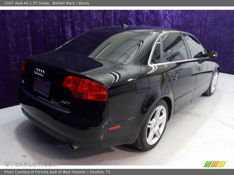 Brilliant Black / Ebony 2007 Audi A4 2.0T Sedan