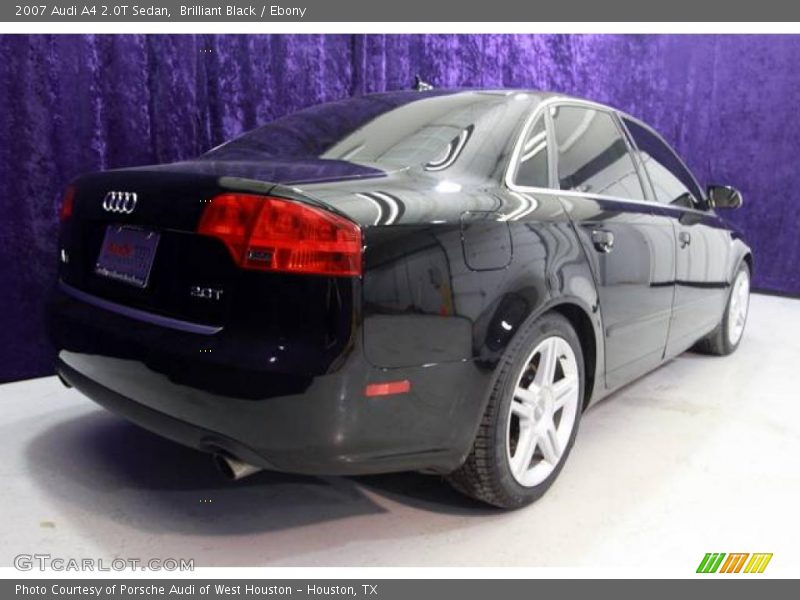 Brilliant Black / Ebony 2007 Audi A4 2.0T Sedan