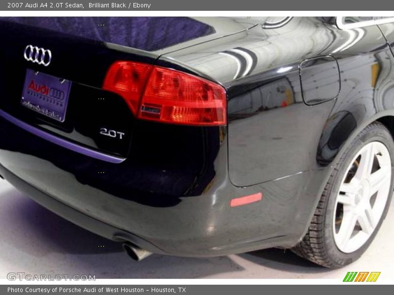 Brilliant Black / Ebony 2007 Audi A4 2.0T Sedan