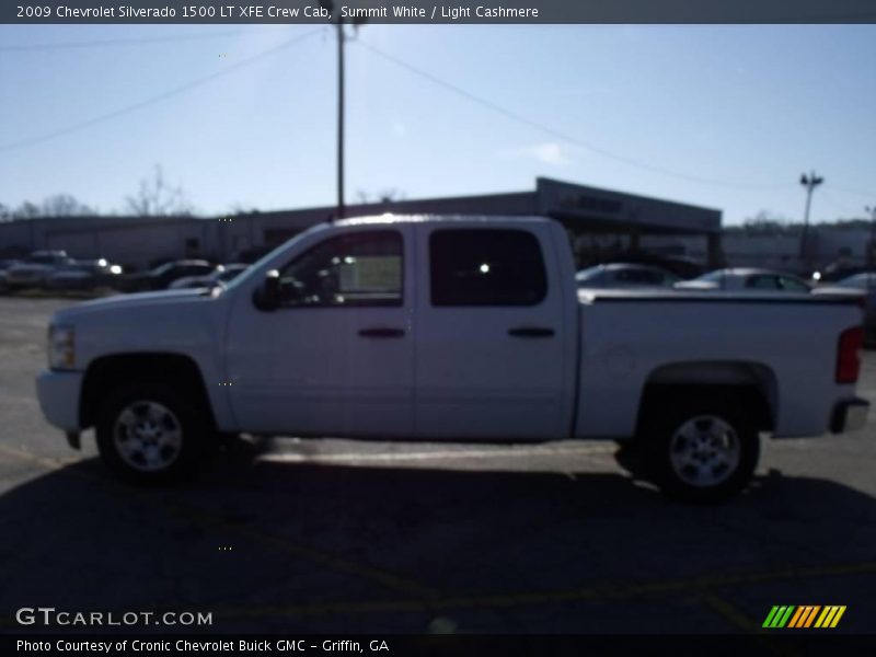 Summit White / Light Cashmere 2009 Chevrolet Silverado 1500 LT XFE Crew Cab