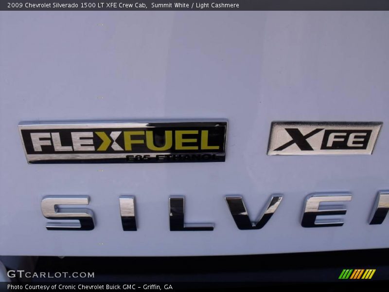 Summit White / Light Cashmere 2009 Chevrolet Silverado 1500 LT XFE Crew Cab