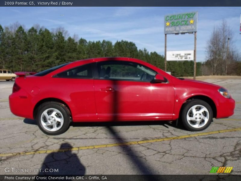 Victory Red / Ebony 2009 Pontiac G5