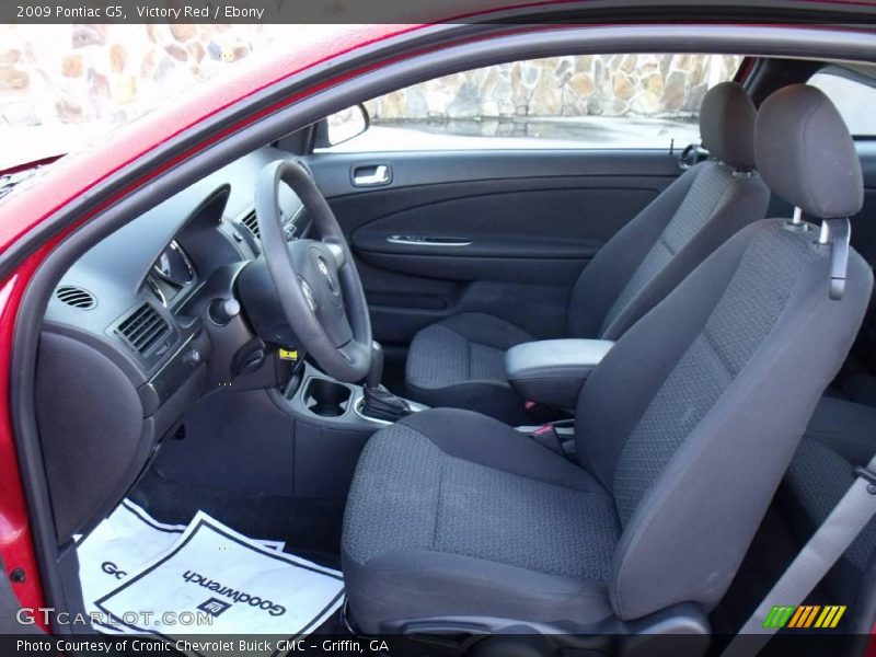 Victory Red / Ebony 2009 Pontiac G5