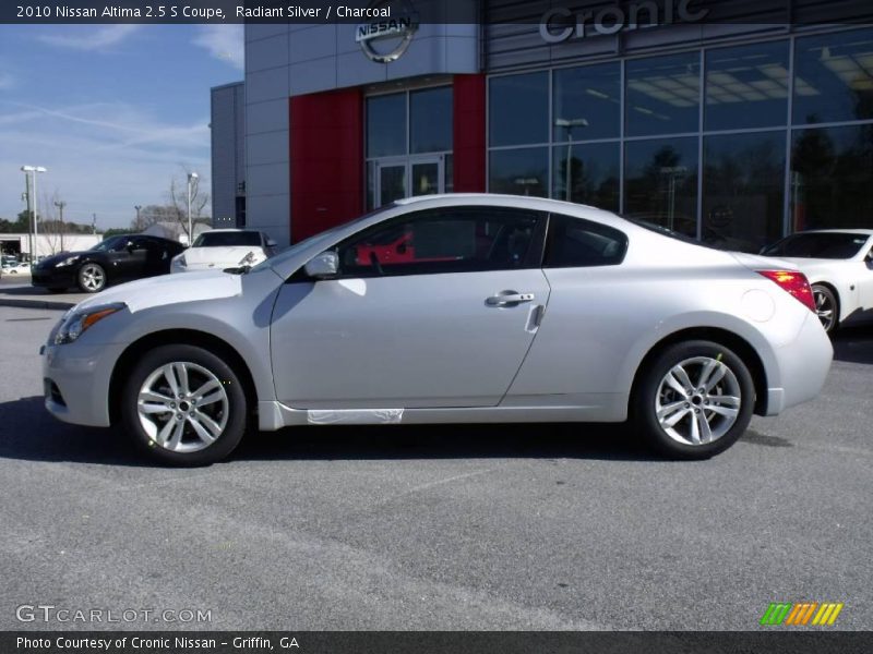 Radiant Silver / Charcoal 2010 Nissan Altima 2.5 S Coupe