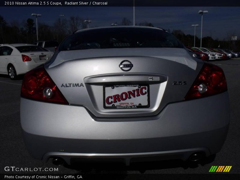 Radiant Silver / Charcoal 2010 Nissan Altima 2.5 S Coupe