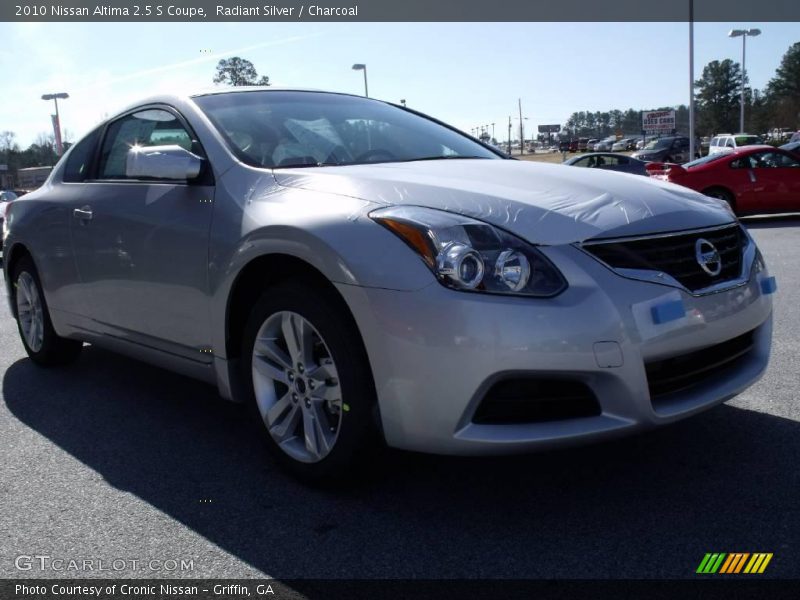Radiant Silver / Charcoal 2010 Nissan Altima 2.5 S Coupe