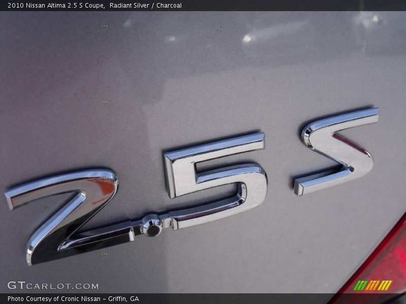Radiant Silver / Charcoal 2010 Nissan Altima 2.5 S Coupe