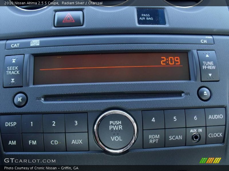 Radiant Silver / Charcoal 2010 Nissan Altima 2.5 S Coupe