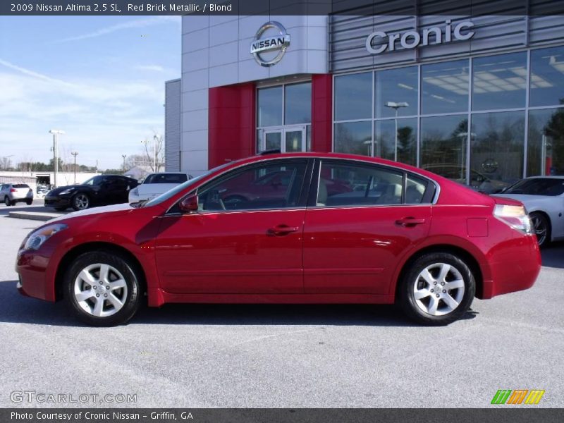 Red Brick Metallic / Blond 2009 Nissan Altima 2.5 SL