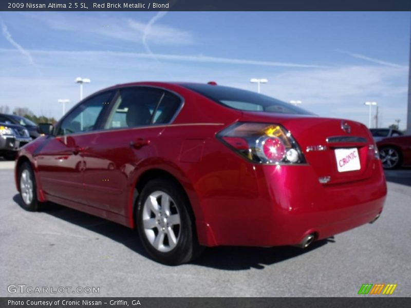 Red Brick Metallic / Blond 2009 Nissan Altima 2.5 SL
