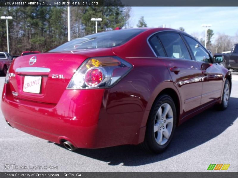 Red Brick Metallic / Blond 2009 Nissan Altima 2.5 SL
