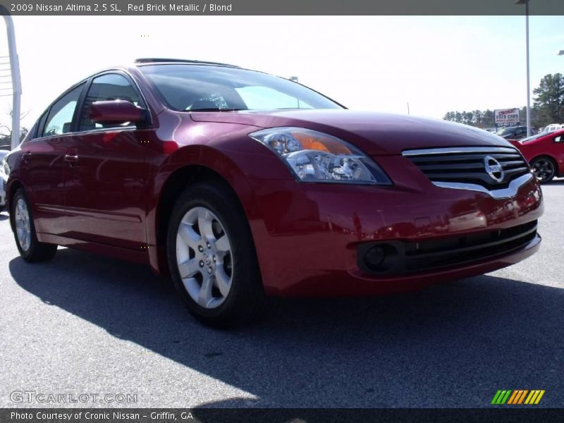 Red Brick Metallic / Blond 2009 Nissan Altima 2.5 SL