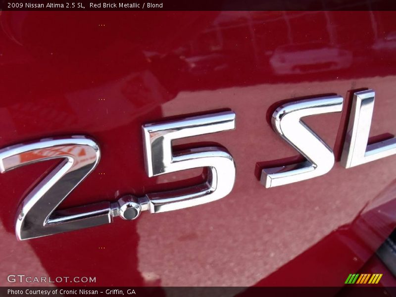Red Brick Metallic / Blond 2009 Nissan Altima 2.5 SL