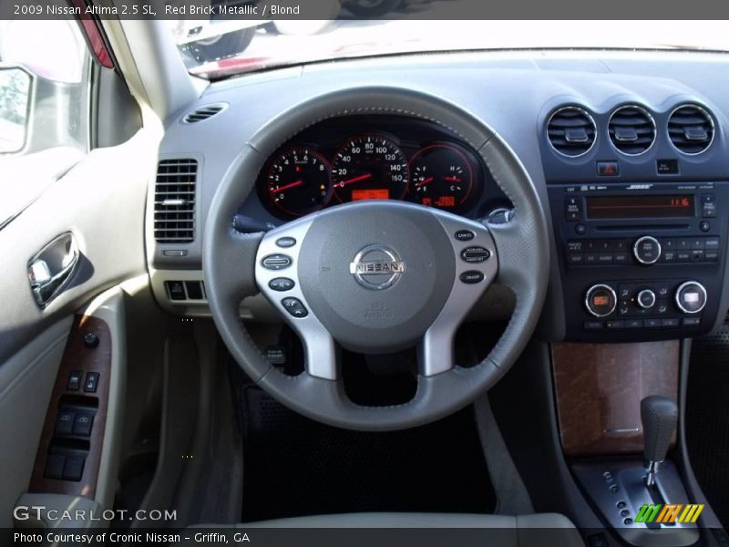 Red Brick Metallic / Blond 2009 Nissan Altima 2.5 SL