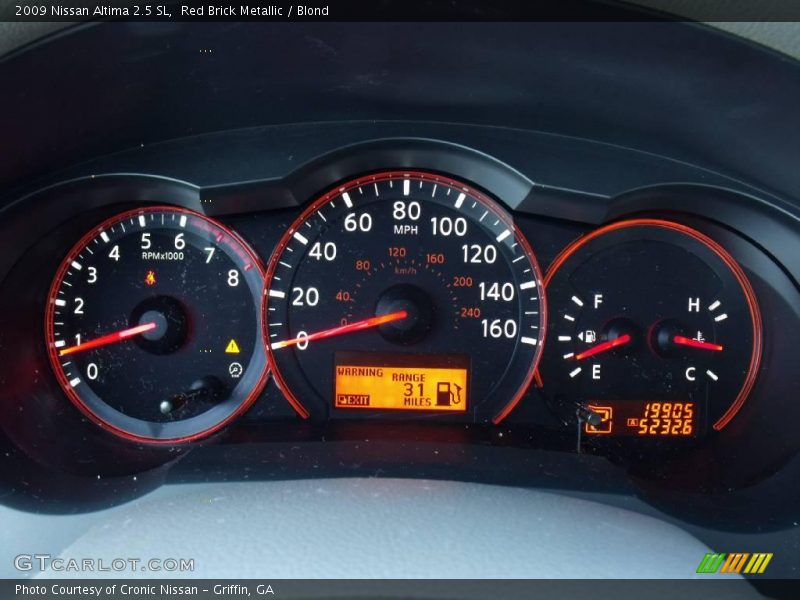 Red Brick Metallic / Blond 2009 Nissan Altima 2.5 SL