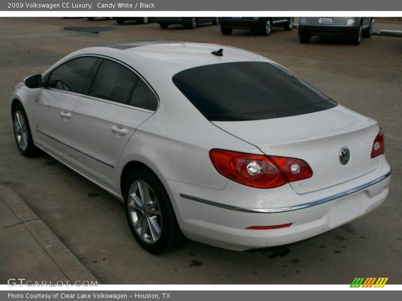 Candy White / Black 2009 Volkswagen CC Luxury