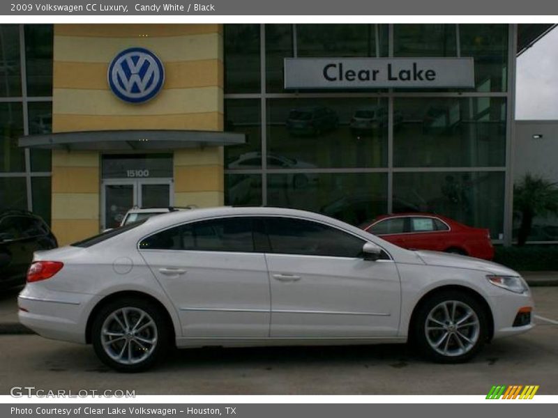 Candy White / Black 2009 Volkswagen CC Luxury