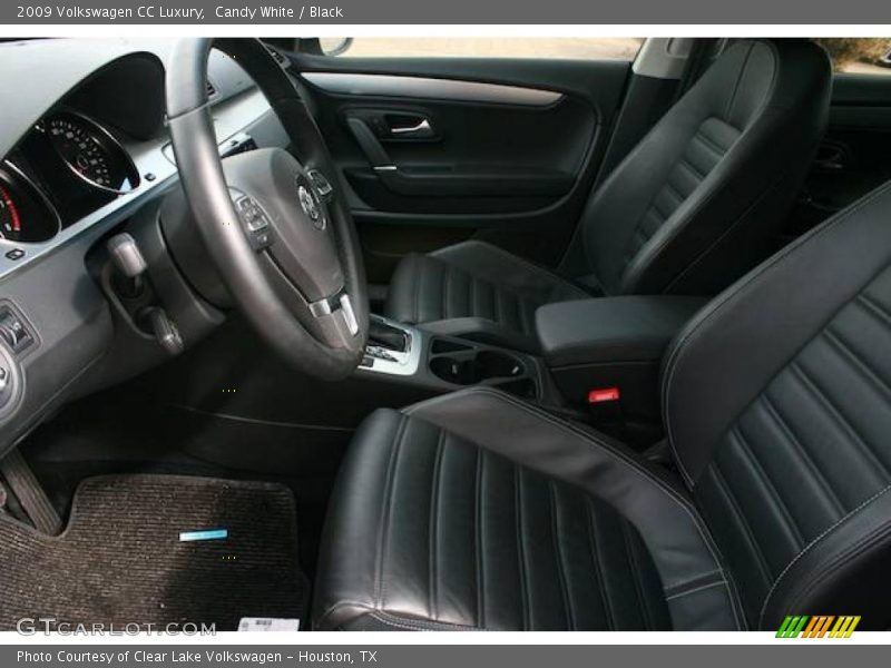 Candy White / Black 2009 Volkswagen CC Luxury