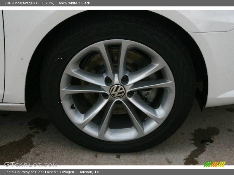 Candy White / Black 2009 Volkswagen CC Luxury