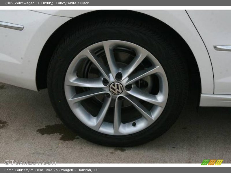 Candy White / Black 2009 Volkswagen CC Luxury