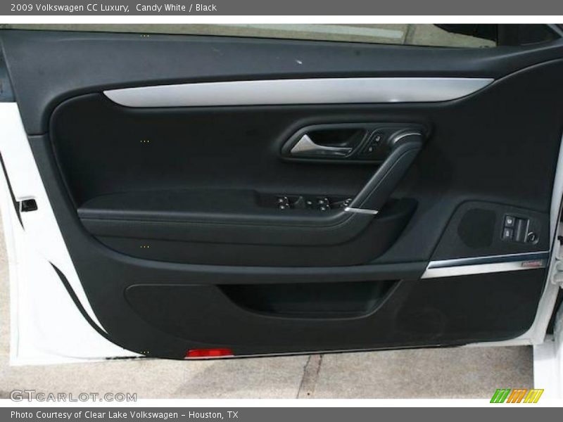 Candy White / Black 2009 Volkswagen CC Luxury