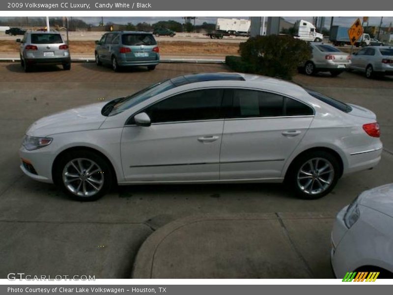 Candy White / Black 2009 Volkswagen CC Luxury