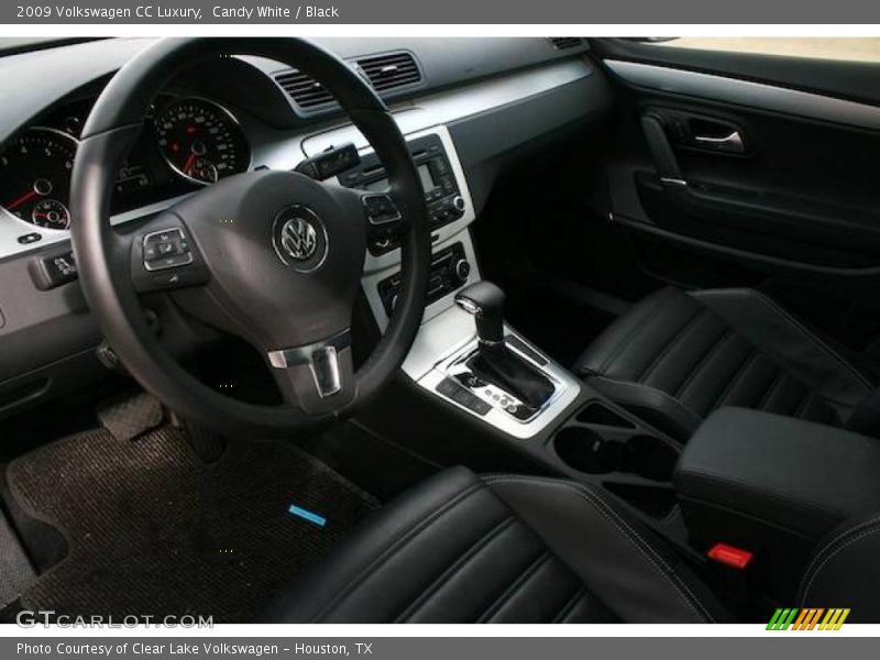 Candy White / Black 2009 Volkswagen CC Luxury