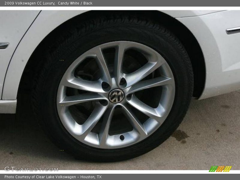 Candy White / Black 2009 Volkswagen CC Luxury